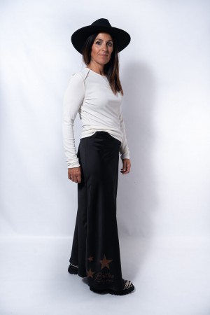 FALDA BRILLAS NEGRO 2