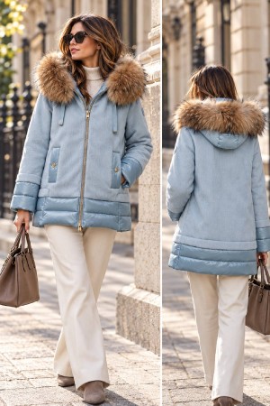 PARKA COLETTE AZUL 2