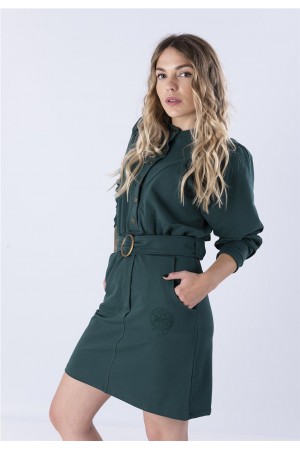 VESTIDO ALMA Y CORAJE VERDE 2