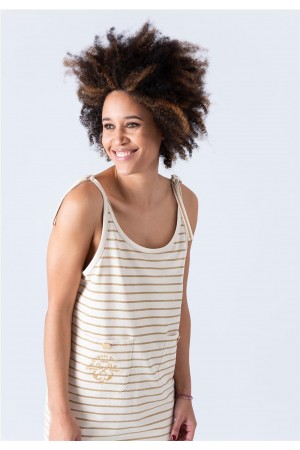 FALDA PETO ANIMOSA NAVY BEIGE 2